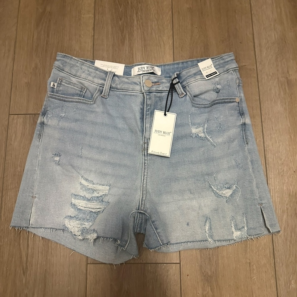 Judy Blue Light Blue Denim Shorts Large